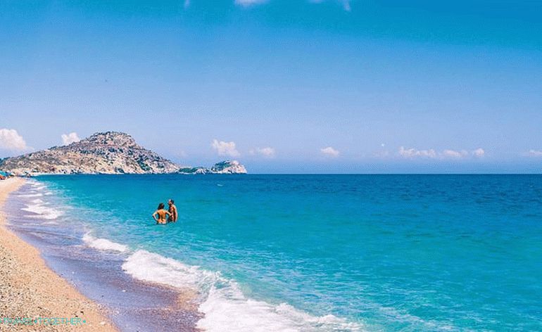 Plaža Afandou na Rodosu 2