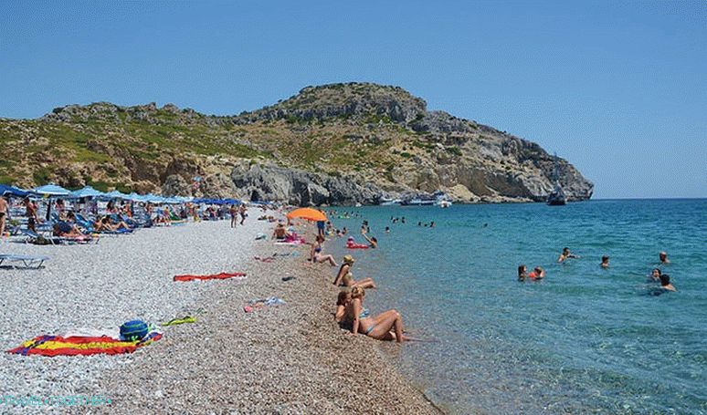Plaža Afandou na Rodosu 1