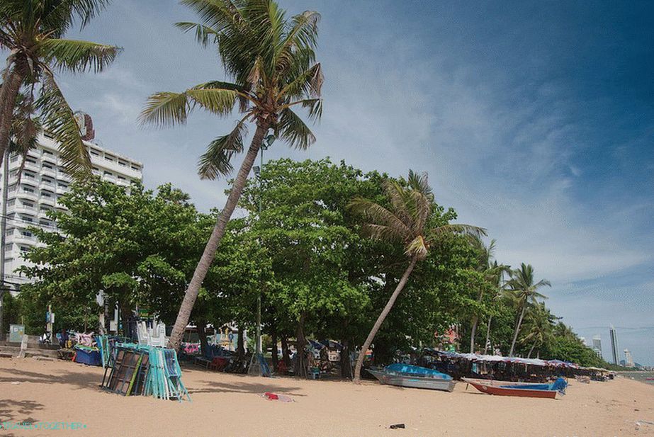 Jomtien, središnji dio