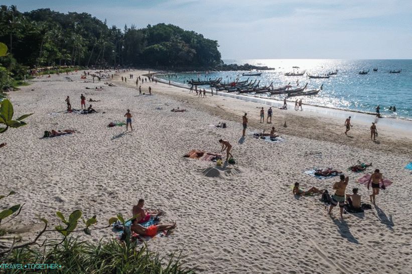 Pogled s lijeve strane na stijenske razdjelnike