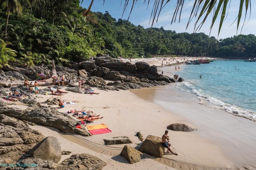 Ista plaža, koju odvaja kamen od ostatka Fridoma