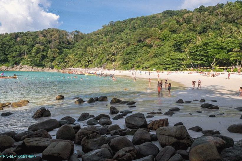 Desni pogled s krajnje lijeve strane plaže Freedom