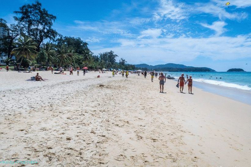 Plaža Karon u Phuketu (plaža Karon) - gotovo kao Patong