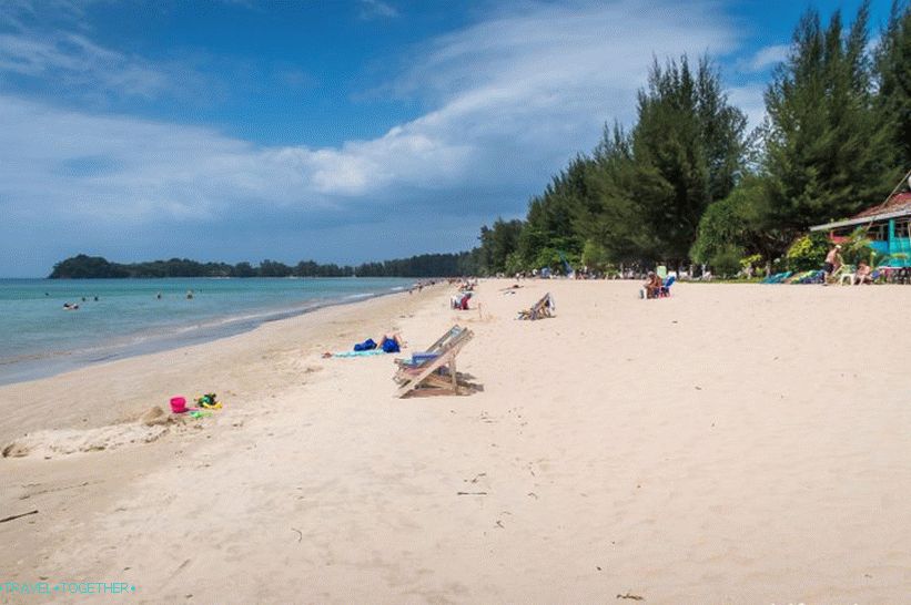 Plaža Klong Dao na Lanti je velika obiteljska plaža!