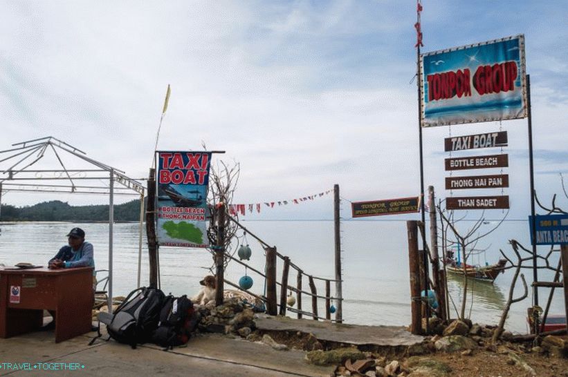 Kraj betona. Za odlazak na plažu Fanta See morate skrenuti desno ovdje