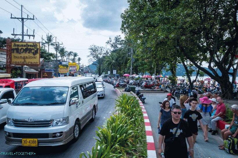 Patong plaža na Phuketu je najglasnija