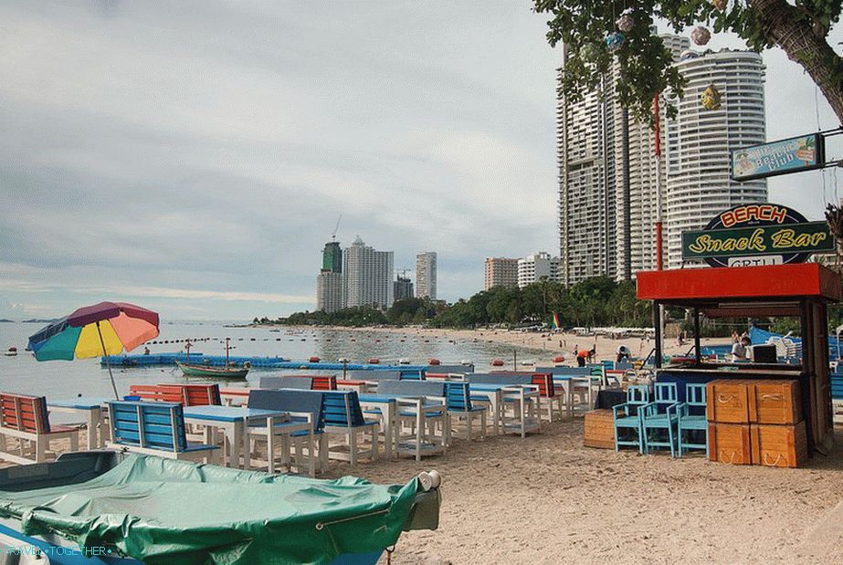 Pogled s južnog dijela plaže