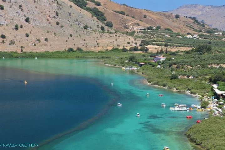 Vrijeme u Kreti u svibnju - jezero Kournas