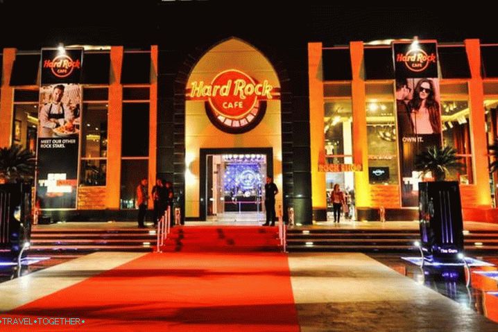 Vrijeme u Sharm el-Sheikh u veljači, Hard Rock Cafe u Sharm el-Sheikh