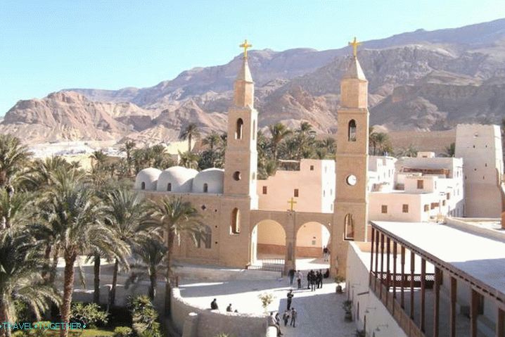 Vrijeme u Hurghadi u ožujku - samostan sv. Antuna