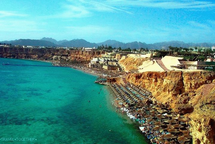 Vrijeme u El Gouni u listopadu - Pogled na plažu El Gouna