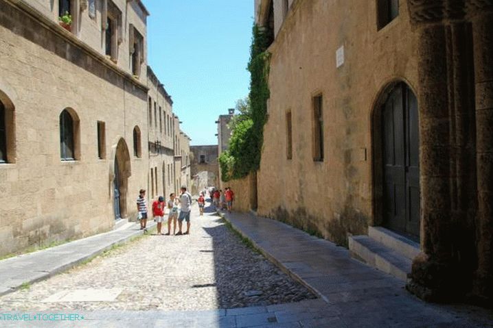 Rhodes, ulica vitezova