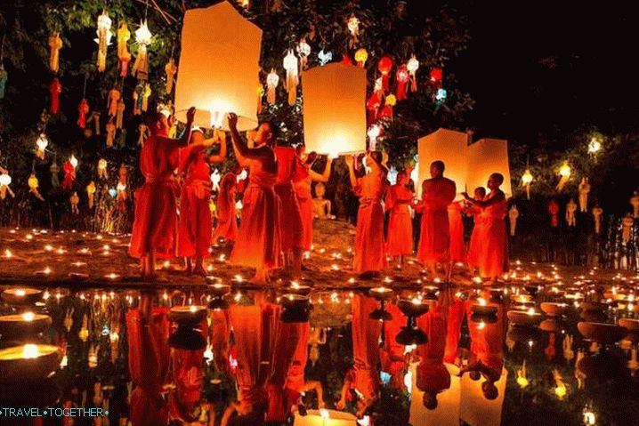 Što učiniti u Pattayi u studenom, festival Loi Kratong
