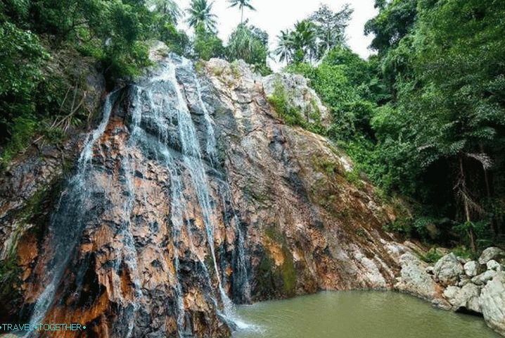 Samui, vodopad Namuang