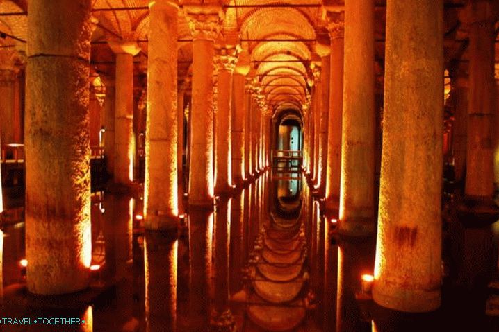 Turistička bazilika Istanbulske cisterne