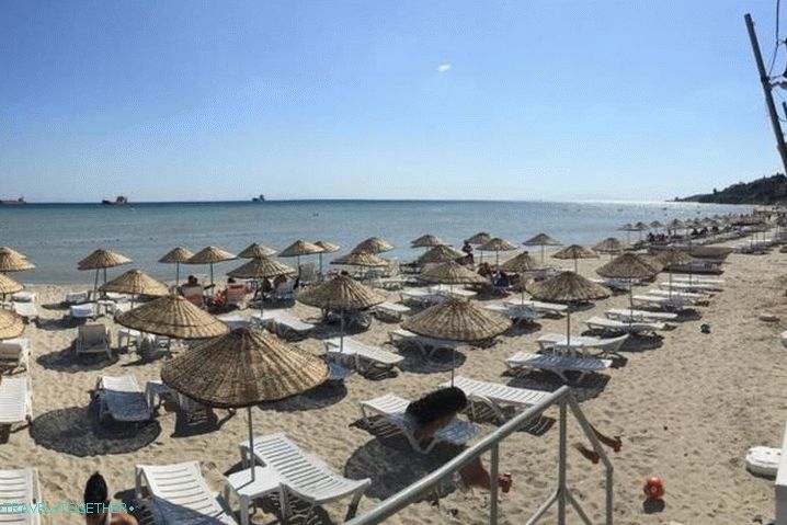 Vrijeme u Istanbulu u kolovozu - Plaža u Poyraz Kök