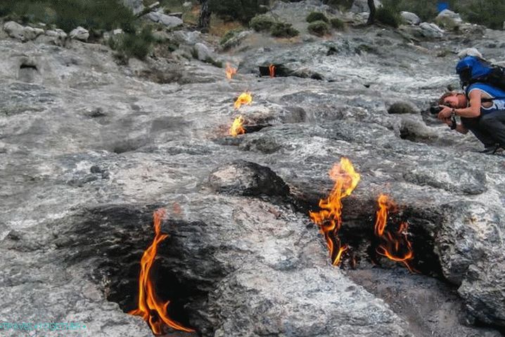 Kemer, vatrena planina Yanartash