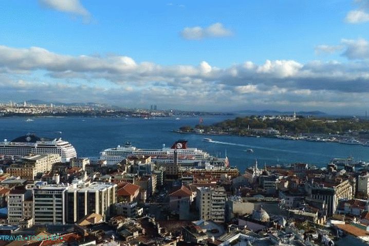 Istanbul, pogled na Bospor