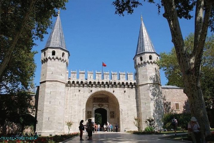 Vrijeme u Istanbulu u siječnju - Vrata Topkapi