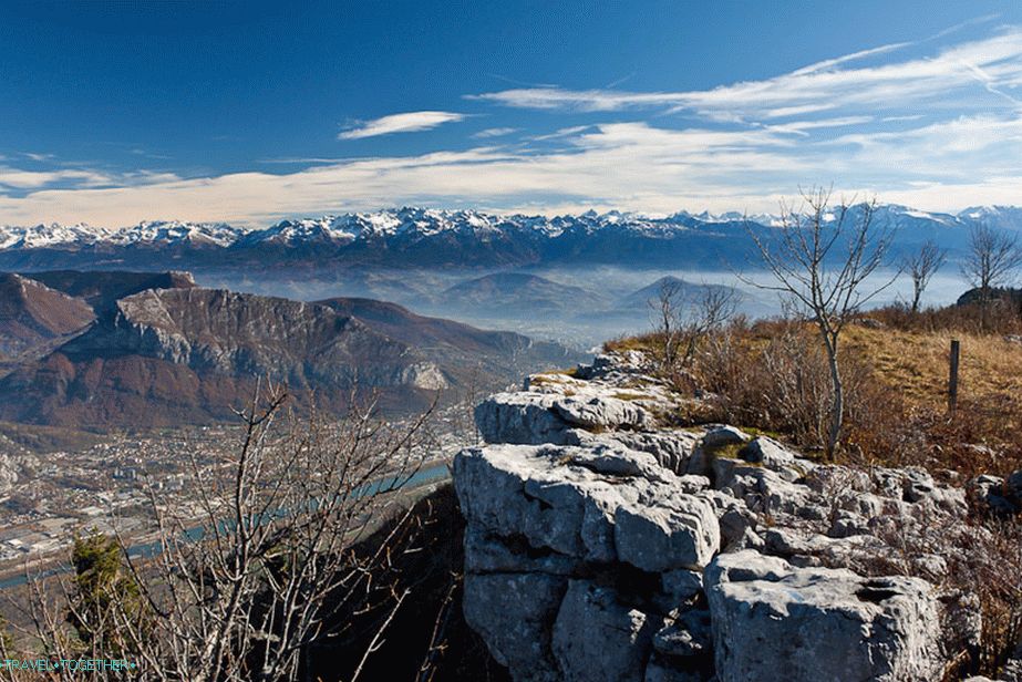 Zapanjujući pogled na francuske Alpe