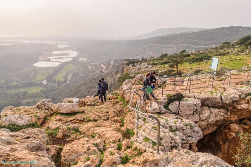 Strašna stijena na sjeveru Izraela - Park Adamit i špilja Keshet