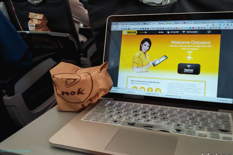 WiFi na brodu Nok Air