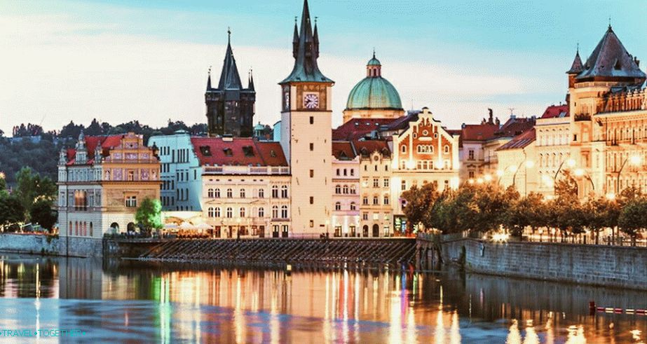 Prag, pogled s Vltave