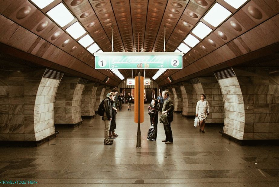 Stanica podzemne željeznice u Pragu