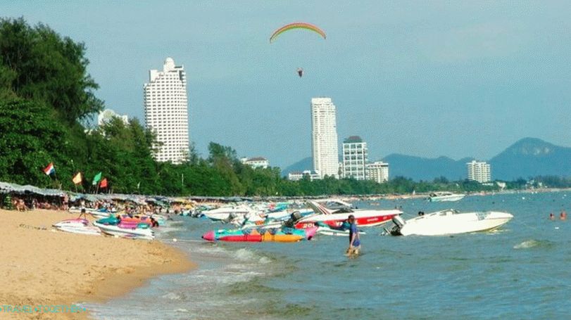 Plaža Jomtien u Pattayi