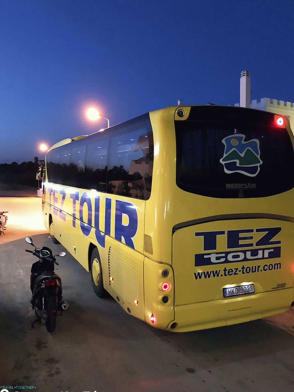 TEZ TOUR Bus Grčka