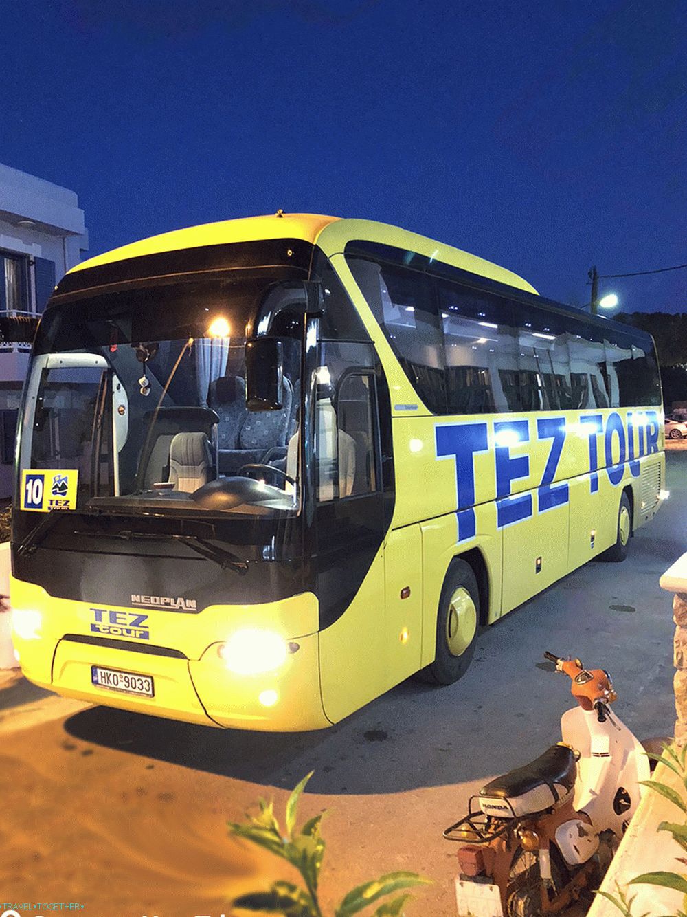 TEZ TOUR Bus Grčka