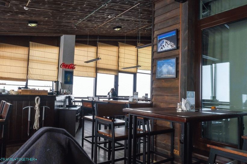 Visina restorana na 2320 metara - najbolji pogled na Rosa Khutor