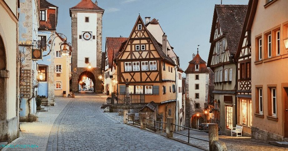 Plönlein - najpoznatiji pogled na Rothenburg ob der Tauber
