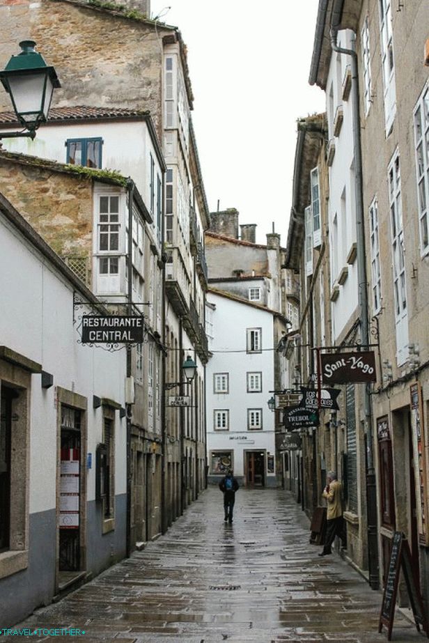 Ulice Santiago de Compostela