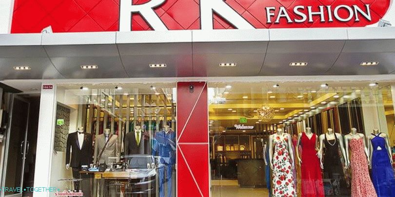 Prodavaonica odjeće R. K. Fashions u Phuketu
