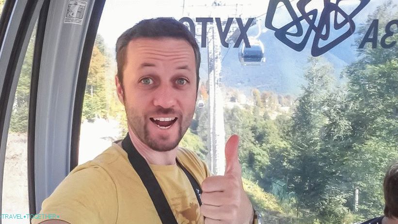 Promatranje palube Rosa Peak na Rosa Khutor - najbolji pogledi