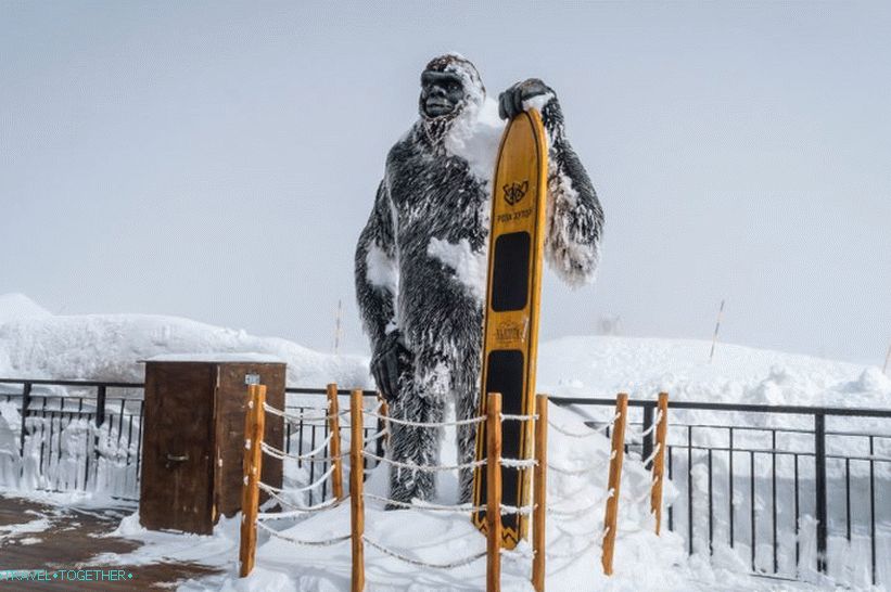 Promatranje palube Rosa Peak na Rosa Khutor - najbolji pogledi