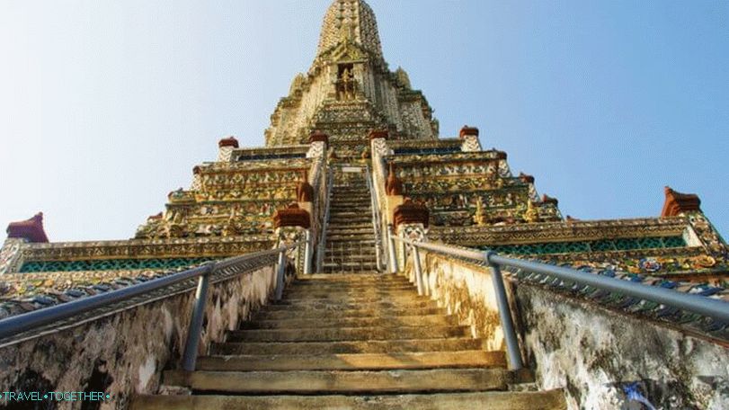 Platforme za promatranje u Bangkoku - hram Wat Arun