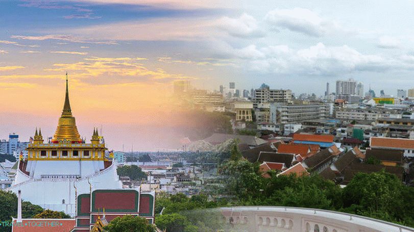 Platforme za promatranje u Bangkoku - Golden Mount