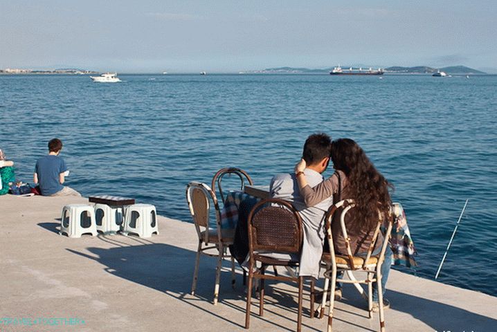 Romantika na obali Mramornog mora. Istanbul.