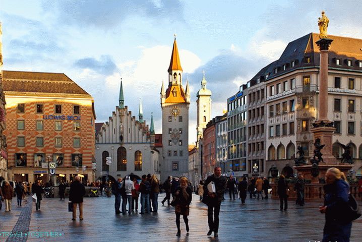 Trg Marienplatz u Münchenu