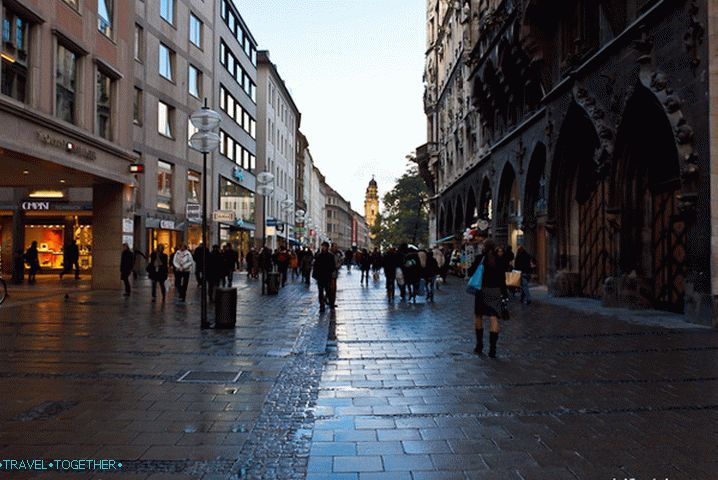 Ulice u središtu Münchena