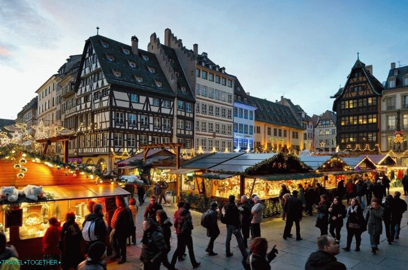 Božićna tržnica u Strasbourgu