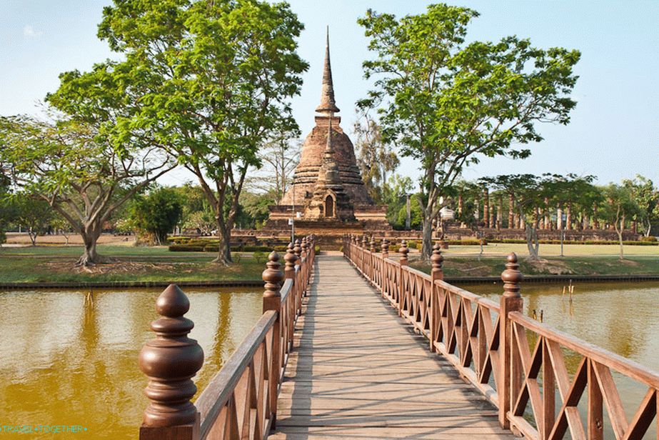 Wat Sa Si s sedentarnim Buddhom