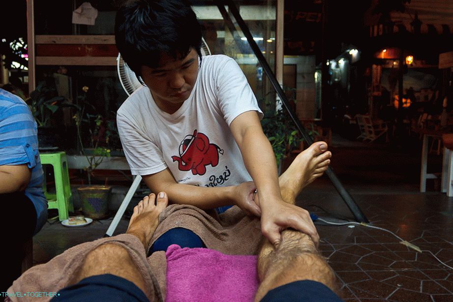 Tajlandska masaža stopala u Bangkoku