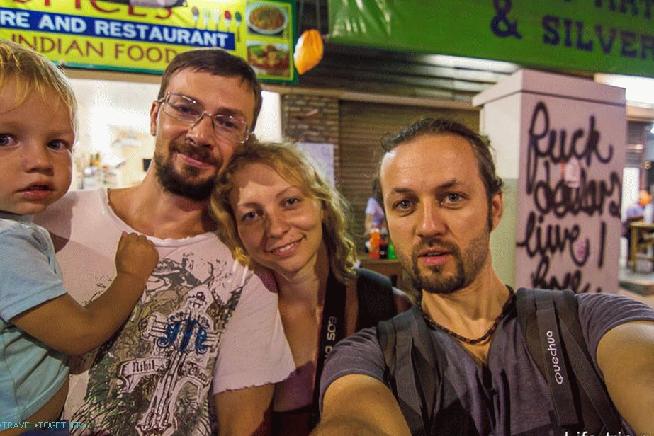 Ruslan, Maria i Zhenya, čitatelji blogova