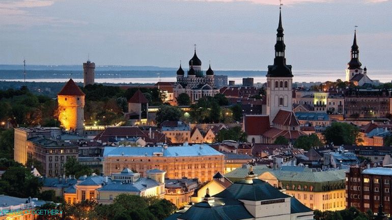Pogled na povijesno središte Tallinna