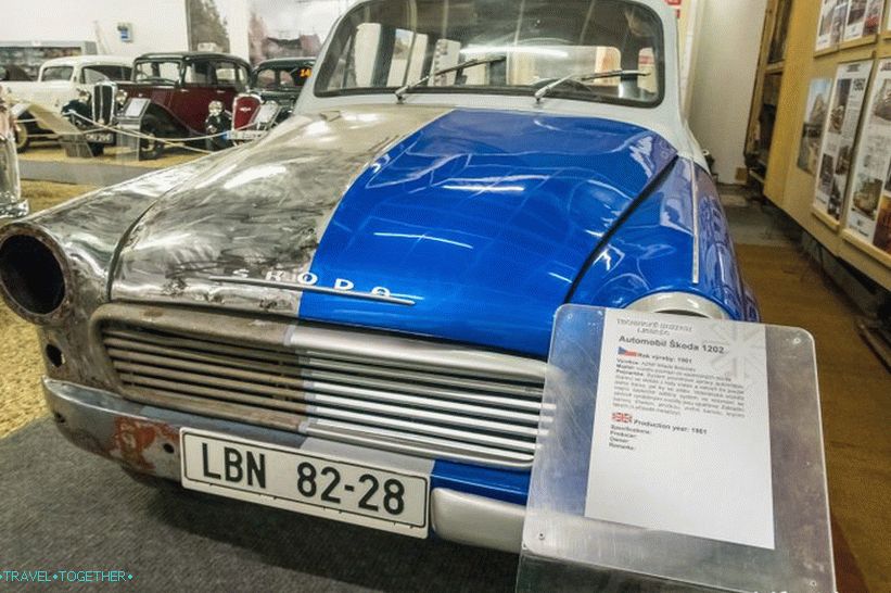 Tehnički muzej Liberec - stari automobili i lokomotive