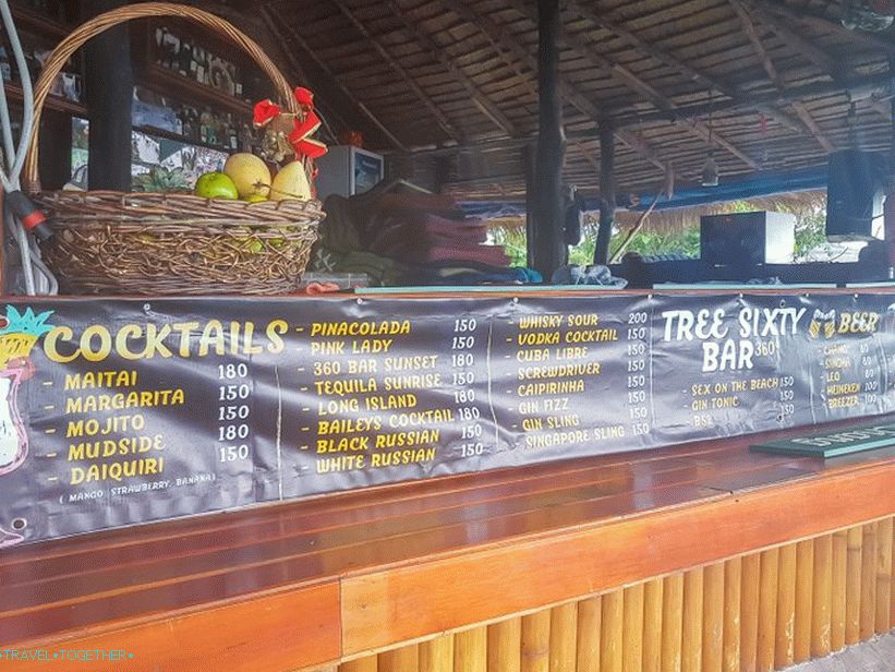 Tri šestdeset bar na Phanganu - pogled 360 stupnjeva