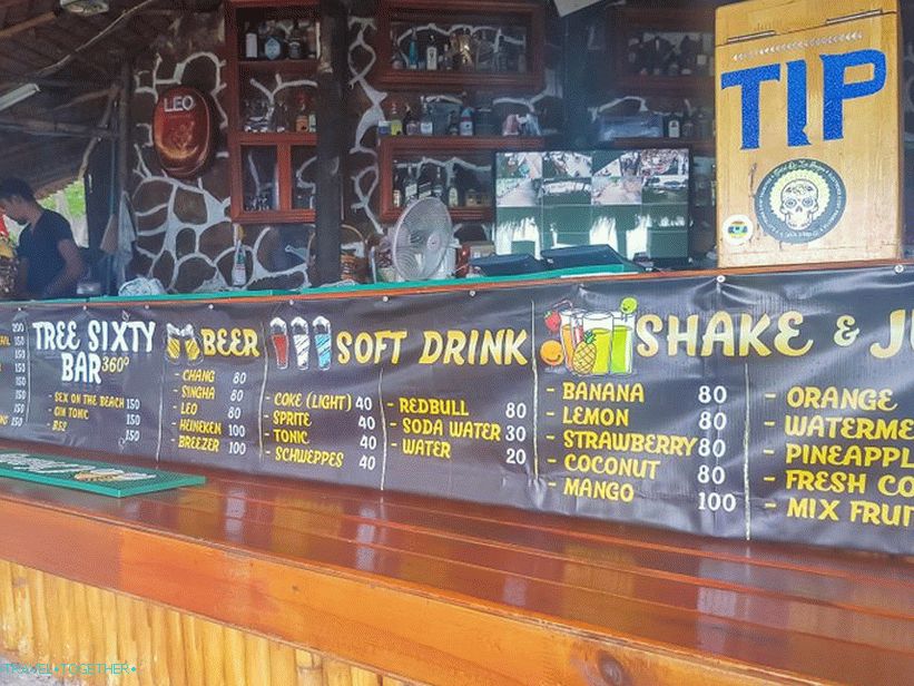 Tri šestdeset bar na Phanganu - pogled 360 stupnjeva